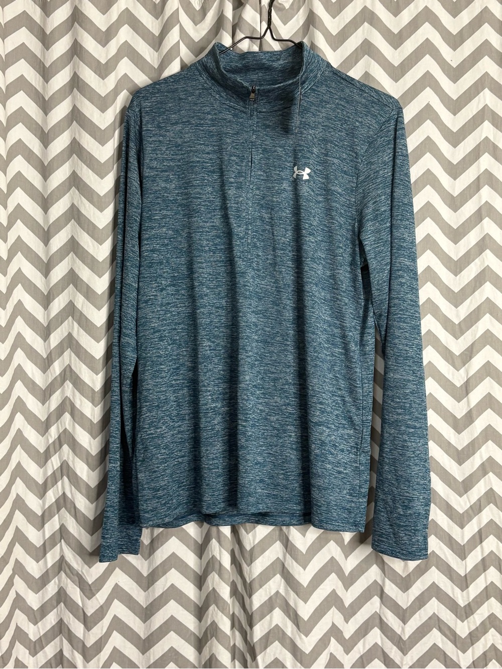 Under Armour Blue Heather Performance Pullover